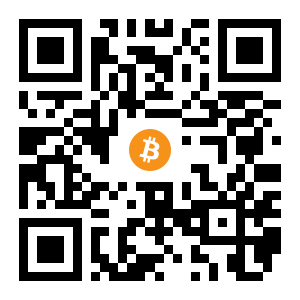 bitcoin:1CH6MnWRU2pN2BYMMydZYaySNcsegRuazF black Bitcoin QR code