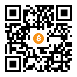 bitcoin:1CHLDs1hQgGkjv818zuqdAUJtrr5LQSAdk black Bitcoin QR code
