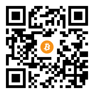 bitcoin:1CHj1RRvFdm9ey2quv8n7XNbyhCm1d6Cf9 black Bitcoin QR code