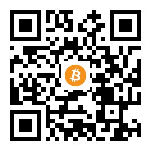 bitcoin:1CHnxKrYjYc9pVX4Z8uMWKM3Gm5NCnh78e black Bitcoin QR code