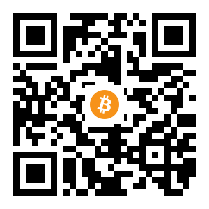 bitcoin:1CJBAtKX7PXC4GqJRMCk9C1jVvsqzzdgy8 black Bitcoin QR code