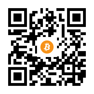 bitcoin:1CJLTLNxY3P1TjewtqZ9tp3XE6TW1pcgL9 black Bitcoin QR code