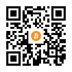 bitcoin:1CJM7r3T9eijdbCQvFCAHEWmTdfsFapvTA black Bitcoin QR code