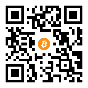 bitcoin:1CK7Vmun5uZxT1i9YbMFhnUrLqRJ8KtQhD black Bitcoin QR code