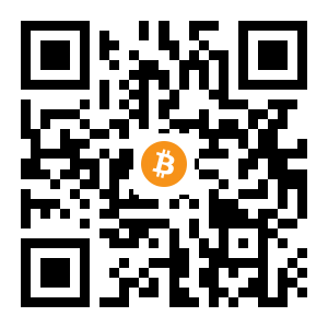 bitcoin:1CKSfN7wLyfUZe8nLTqnPNg588SgBNTYfn black Bitcoin QR code