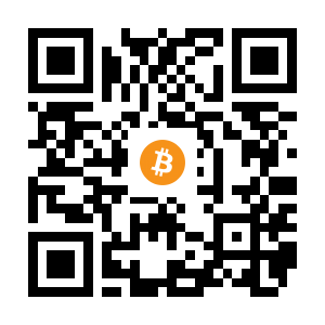 bitcoin:1CKXRUuM7CuJgCnwbneSr1HFcsLa3ZSksz black Bitcoin QR code