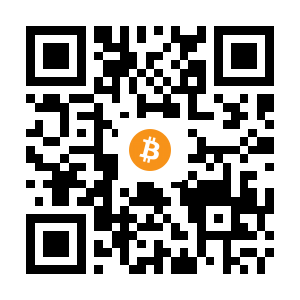 bitcoin:1CKoVGkPE48F5ZQX3EMHF2WF9ZULHTXHNE black Bitcoin QR code