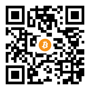 bitcoin:1CLvoJLUAWWU4Aa2TwUm2kGhMaVk9yd8rq black Bitcoin QR code