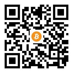 bitcoin:1CLxmHRhoi9VpSj5QihqPEdbhLL8E1oeUZ black Bitcoin QR code