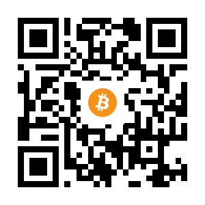 bitcoin:1CM5RBGqfbFaPLJDecRyYf99dTN5BF9LFm black Bitcoin QR code