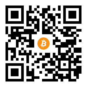 bitcoin:1CMgaN8E3xfVgAfGArcEM6nUvwnbjoHfXL black Bitcoin QR code
