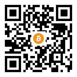 bitcoin:1CMzPLJcymgWwDwogNC4eqEZmNWvyqp1CH black Bitcoin QR code