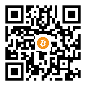 bitcoin:1CNd4dEumMDE3DqKe7jDuqow1Ev1Hw7PsH black Bitcoin QR code