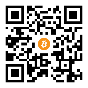 bitcoin:1CNkGZ9xkDvaQ7XWiDAW6m41tnAUwB68AZ black Bitcoin QR code