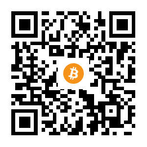 bitcoin:1CNxPsXJbnavqrjpgFnKSVGt5YkwV4xGXp black Bitcoin QR code