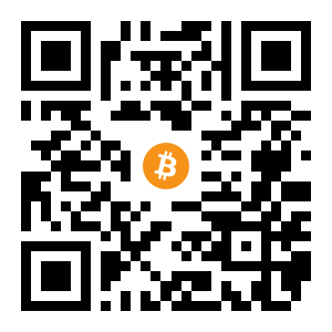 bitcoin:1CQK8DLRhnrNEuN14nNNK6NkMuFcdvq8Hh black Bitcoin QR code