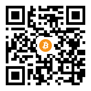 bitcoin:1CQZ4zgiEveEnhZkd7urmjzUgaVCQBGzQH black Bitcoin QR code