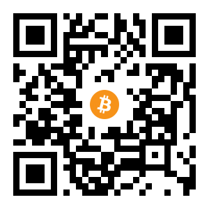 bitcoin:1CQdUyz8EKgHPTVfB2GK3UuPic6kFxkEyu black Bitcoin QR code