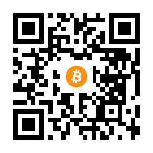 bitcoin:1CR2QPaUgn5YbGD4GBENQDGhyAwQSND3Zr black Bitcoin QR code