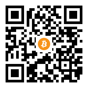 bitcoin:1CREia8cdxLXpzfB1hVeRzmg6sqndLfymm black Bitcoin QR code