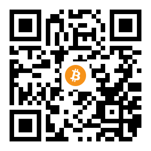 bitcoin:1CRHNbZHNdfKfiRBfsrTNYPT6hskRNVuTy black Bitcoin QR code