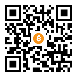 bitcoin:1CSKnVupApUYHwj5sqoaiRpvmfTkVKCr1m black Bitcoin QR code