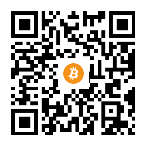 bitcoin:1CSVo5NpFzzDWz9H4XTXGQQX859Ffqd9YC black Bitcoin QR code
