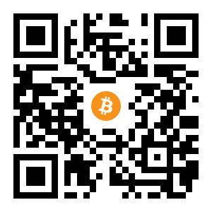 bitcoin:1CSXv1pfLTv6zAWFmYPabkFvuJa3HwGYtb black Bitcoin QR code