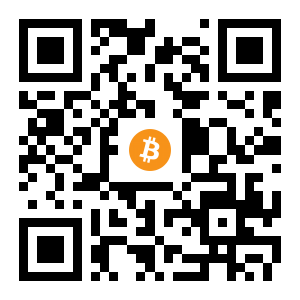 bitcoin:1CSkNNeRqkeKnCH6pWKqZxF1pKL46vSVnH black Bitcoin QR code