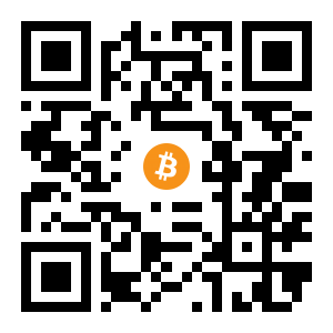 bitcoin:1CThPpwRUewyXEnzRZwdejk3oY12BjoRB black Bitcoin QR code