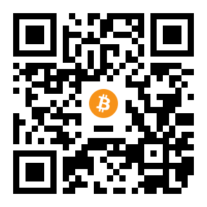 bitcoin:1CTkpBRjbqzV37i4pPyb7zcrhTc8MMZtFy black Bitcoin QR code