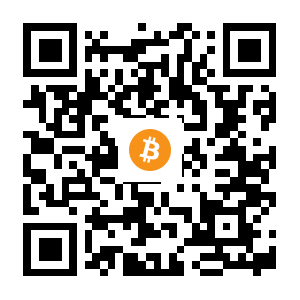 bitcoin:1CUUDqNCGvjX29xrrJ49AMFLTaYwEnujQQ black Bitcoin QR code