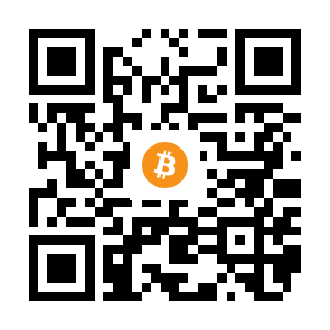 bitcoin:1CVB7f14XS2Vb4eLNoTnt1519f7npRSqjz black Bitcoin QR code