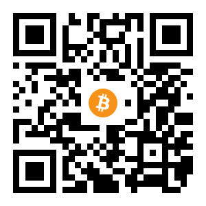 bitcoin:1CVSfxBiwF5S5Ebx7QfvXTeuhCNKmq2G23 black Bitcoin QR code