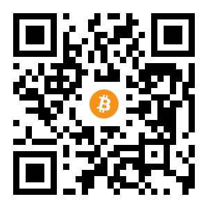 bitcoin:1CXdxj7zYLok3QaPWCBKqTVDJnnjtqvH43 black Bitcoin QR code