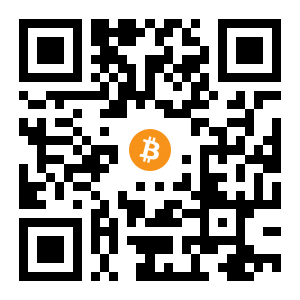 bitcoin:1CY3fJQK4Z9MGBR7pU2YiDyJNgnqk173Cf black Bitcoin QR code