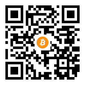 bitcoin:1CYD9sP7YboBE2deUgyNSwPxBeusrq9VGf black Bitcoin QR code
