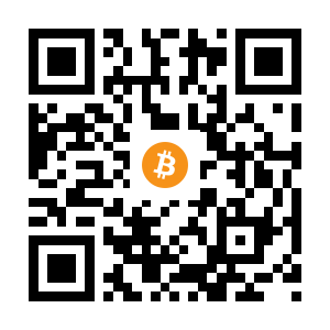 bitcoin:1CYQhwBA5m9GnX62HAYZyPUYoU9bKvYYGE black Bitcoin QR code