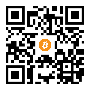 bitcoin:1CZNZmXQdHb4YcDUA6NxK2GrUNztqhKtmL black Bitcoin QR code