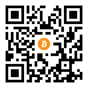 bitcoin:1CZP7d34qoaukfY9cYQVA1Ly91FvfzVMuE black Bitcoin QR code