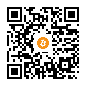 bitcoin:1CcR6sy25MrjUcrvwHdF9FaBMaxdkCBhV2 black Bitcoin QR code