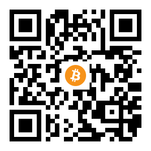 bitcoin:1CcXmgYZ4cgdzbW2zGyHnPzz8hqa9ieHBV black Bitcoin QR code