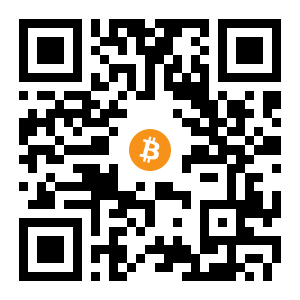bitcoin:1CcZE24kPLwXsphCqhMPwdd7o243JfEJCP black Bitcoin QR code