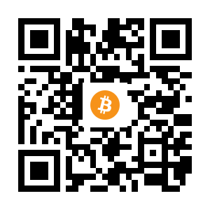 bitcoin:1CdxDi1iSD58vsciK7ZMimYVtJRUANwKW4 black Bitcoin QR code
