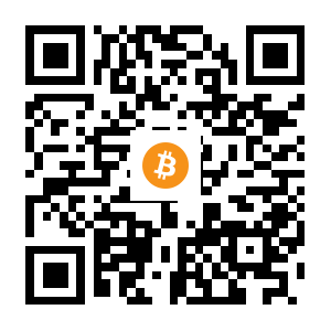 bitcoin:1CexoMx4XSwqhoxv18etcw6buKHL8ff2yr black Bitcoin QR code