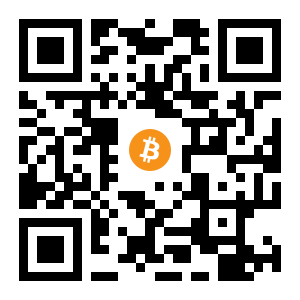 bitcoin:1Cf9ardSehuW7HCD4p4vkUX9j968m4m8oY black Bitcoin QR code