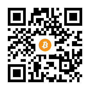 bitcoin:1Cfehirg8vffodyGSXKgKuQRu98Gn38uK black Bitcoin QR code