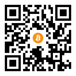 bitcoin:1Cfhp2WmtBtq1FWTZg7R5QBuEkhbB5HPzK black Bitcoin QR code