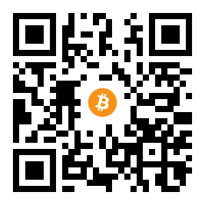 bitcoin:1Cfm1yJPk3kLQn1DZeXH9A1xk8zDB6J4C5 black Bitcoin QR code