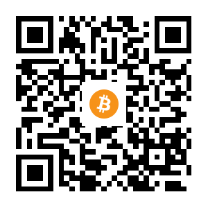 bitcoin:1CgoDA6EmqMpsp9PJQaVRGDaiR19a18iBx black Bitcoin QR code